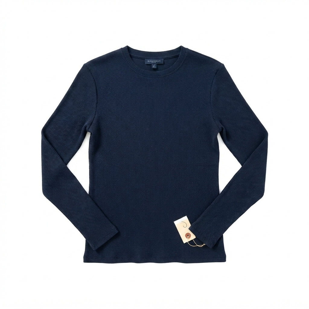 John Varvatos Star USA Waffle Knit Thermal Long Sleeve Shirt (Size S)