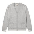 Five Four Nick Wooster Spectrum Cardigan - Men's Heather Grey V-Neck Button Cardigan