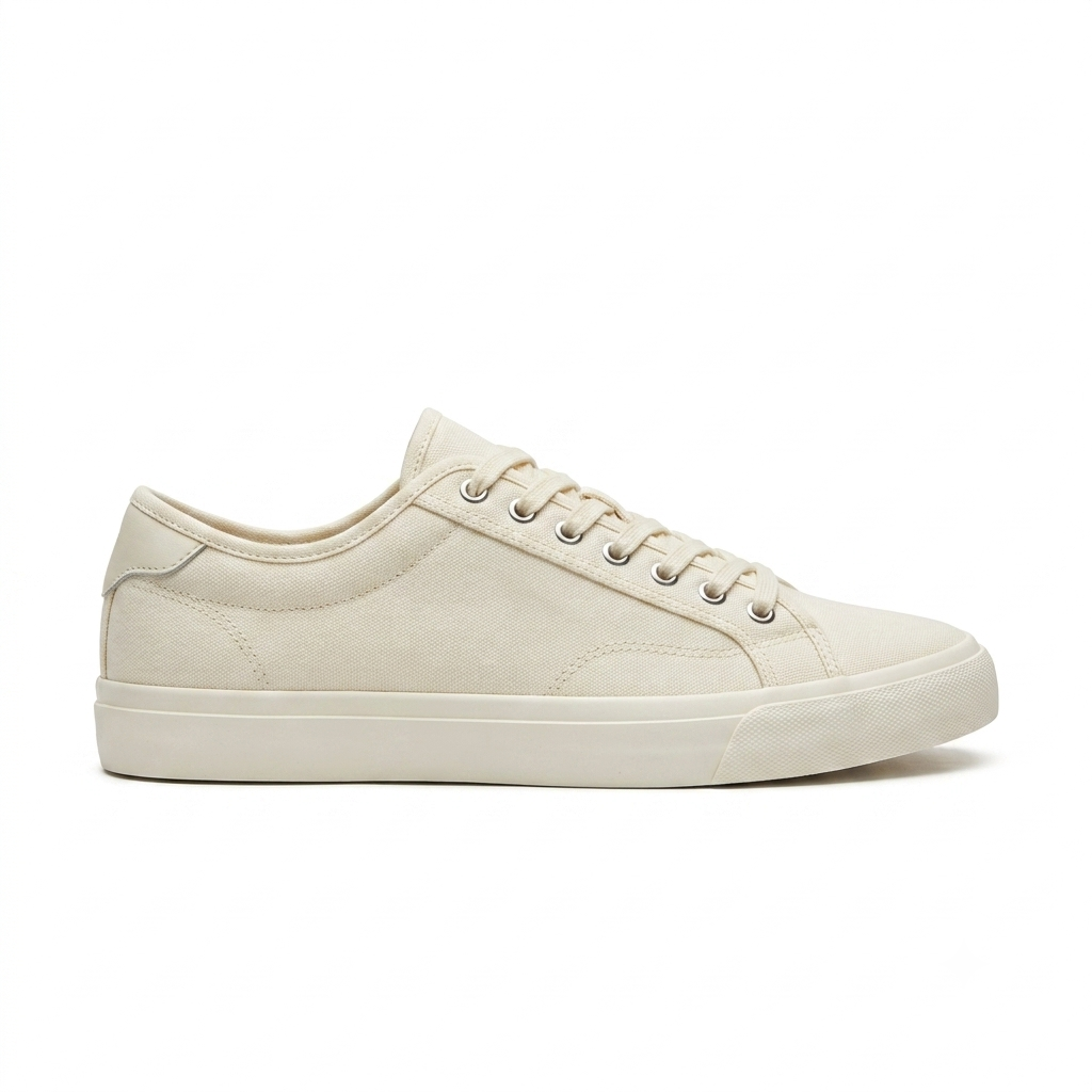 New Republic Bowery Canvas Sneaker - Parchment