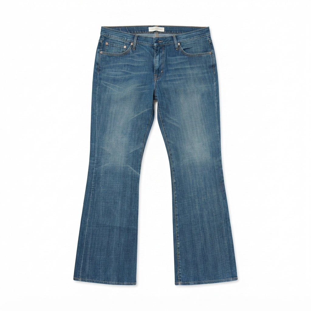 FIVE FOUR Medium Wash Straight Leg Jeans