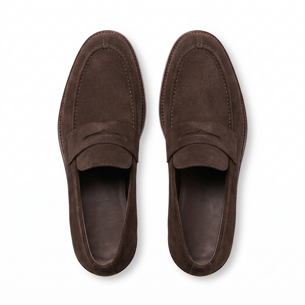 New Republic Men's Allen Suede Loafer - Chocolate