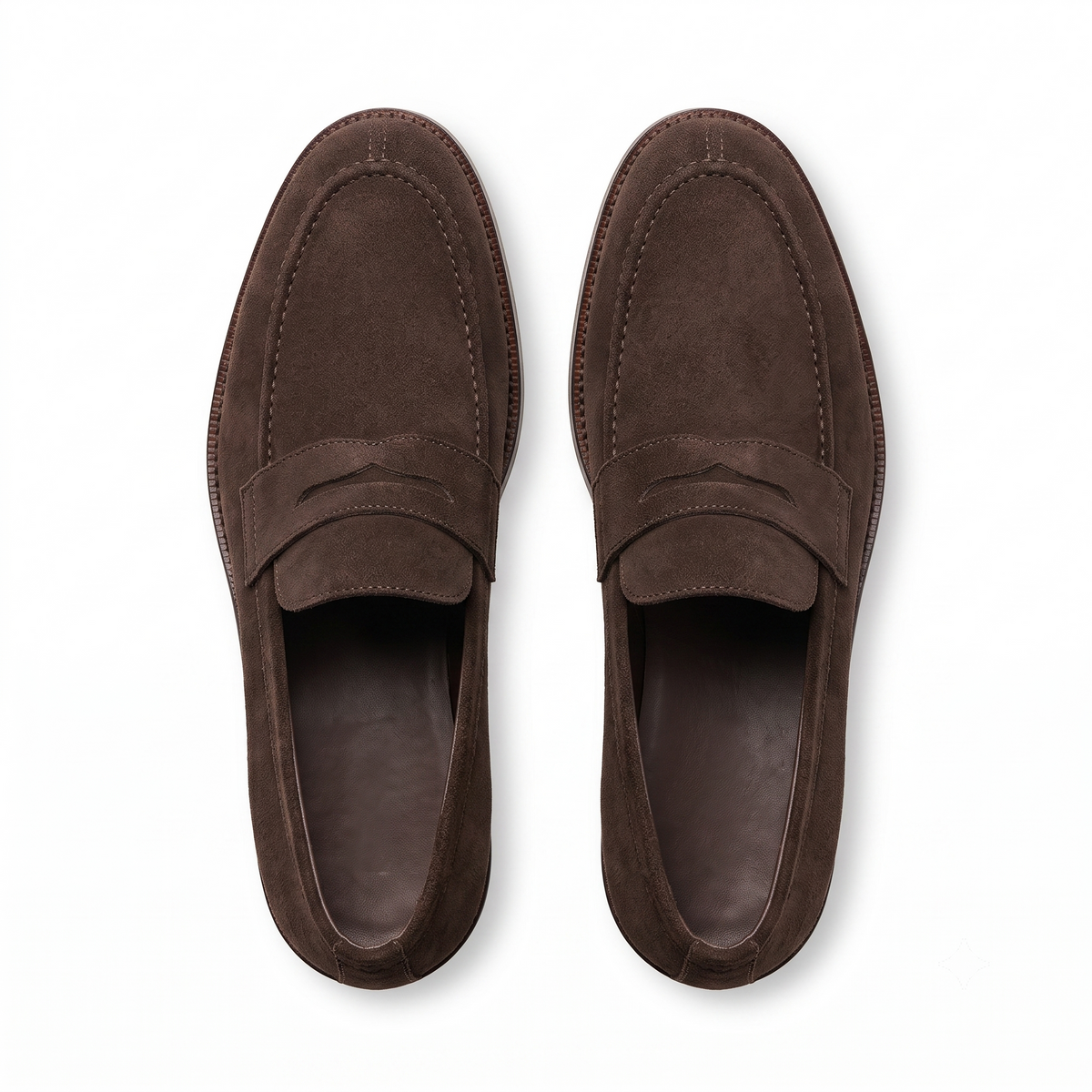 New Republic Men's Allen Suede Loafer - Chocolate