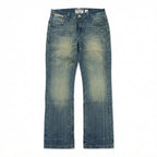 Etro Vintage Faded Blue Bootcut Jeans (Size: 40)