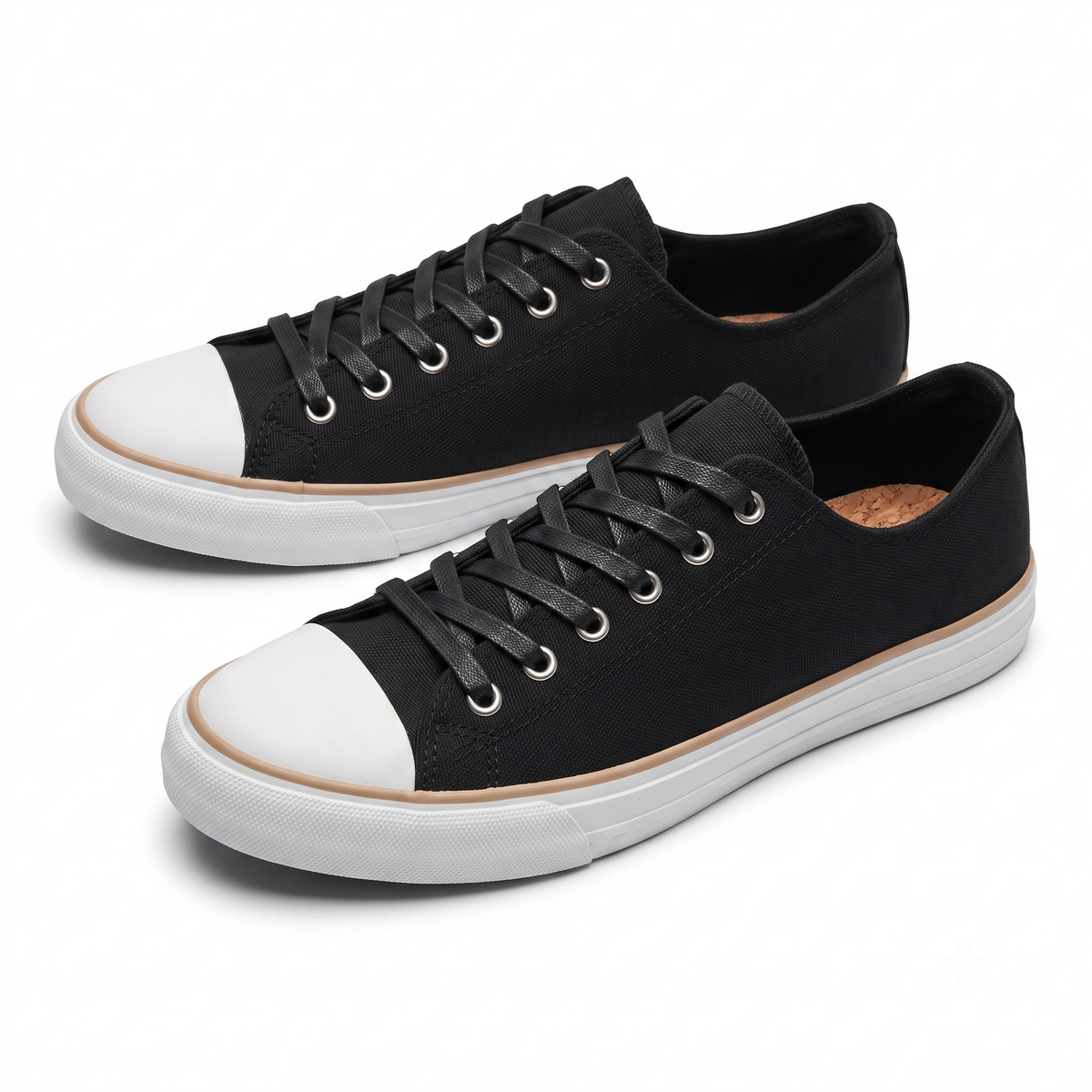 New Republic Men's Night Cap Canvas Sneaker - Black