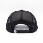 SkateMoss x New Republic Trucker Hat – Black Tonal Embroidered Snapback