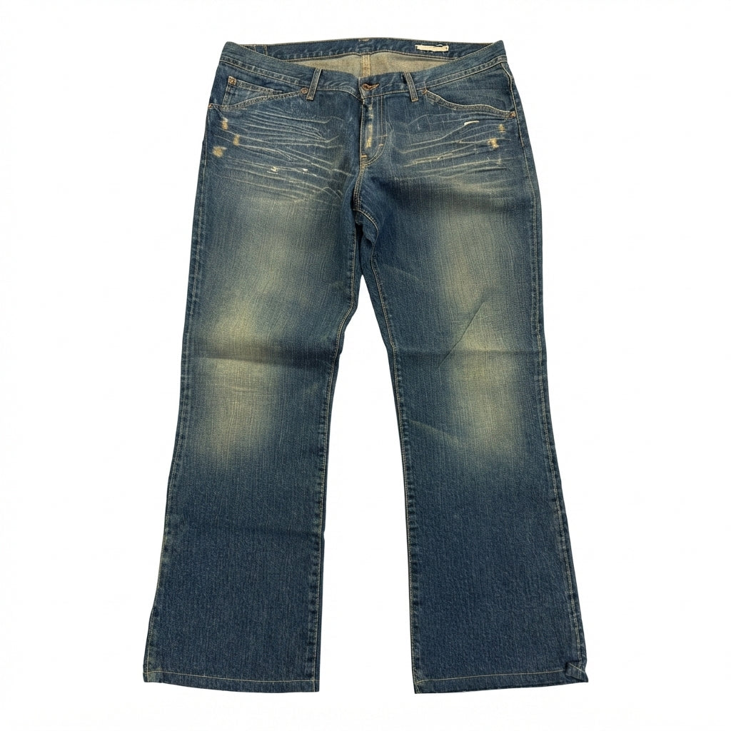 LA LAB Bobby Baby Vintage Distressed Jeans (Made in USA)