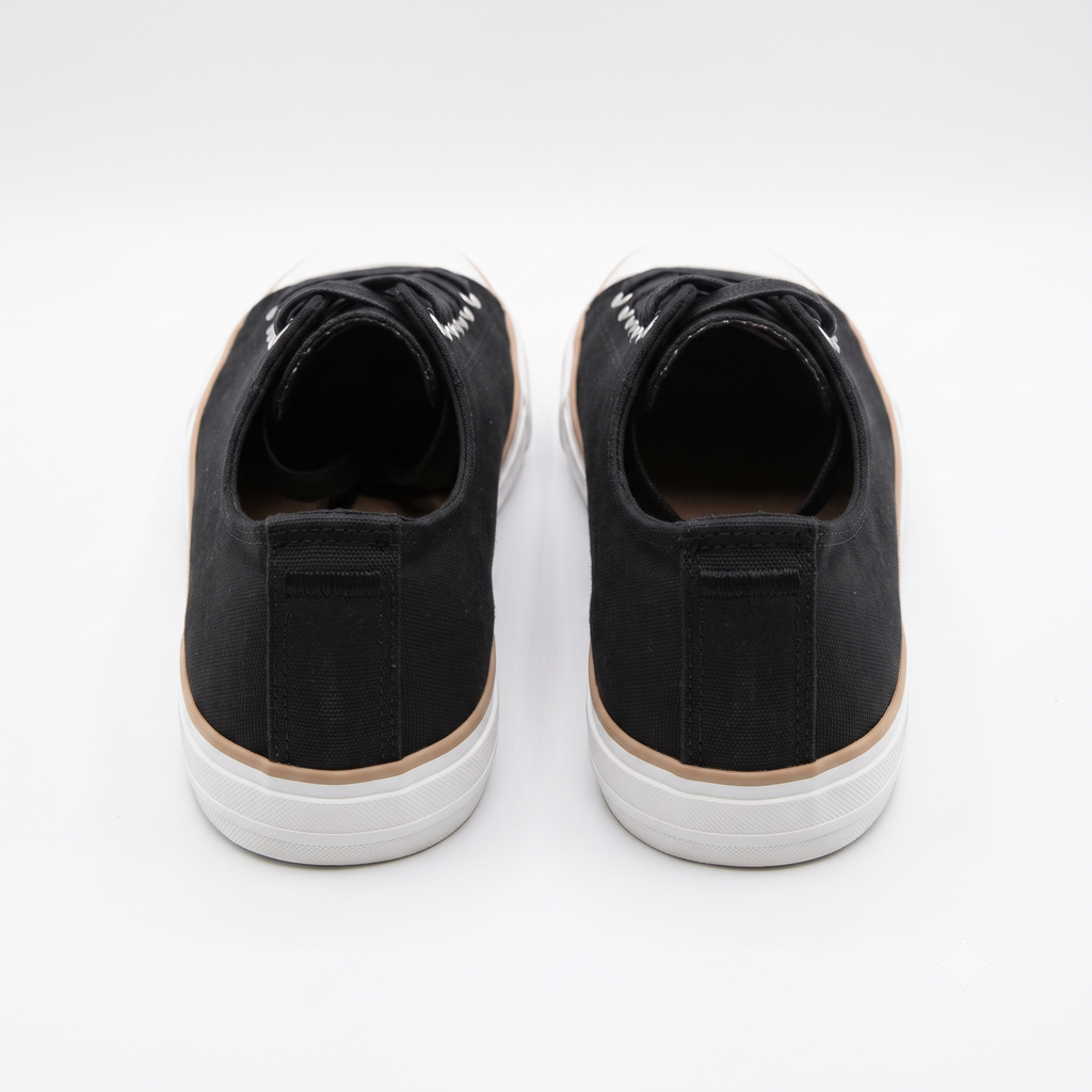 New Republic Men's Night Cap Canvas Sneaker - Black