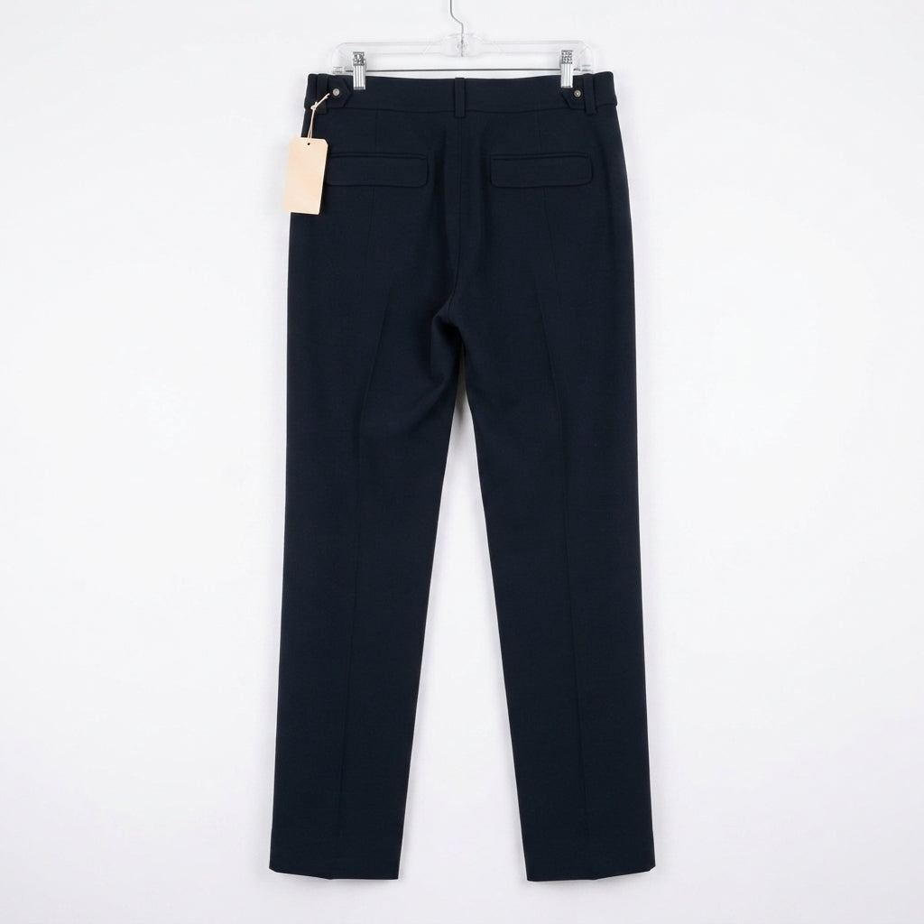 Navy Tailored Trousers with Flap Pockets (J Brand)