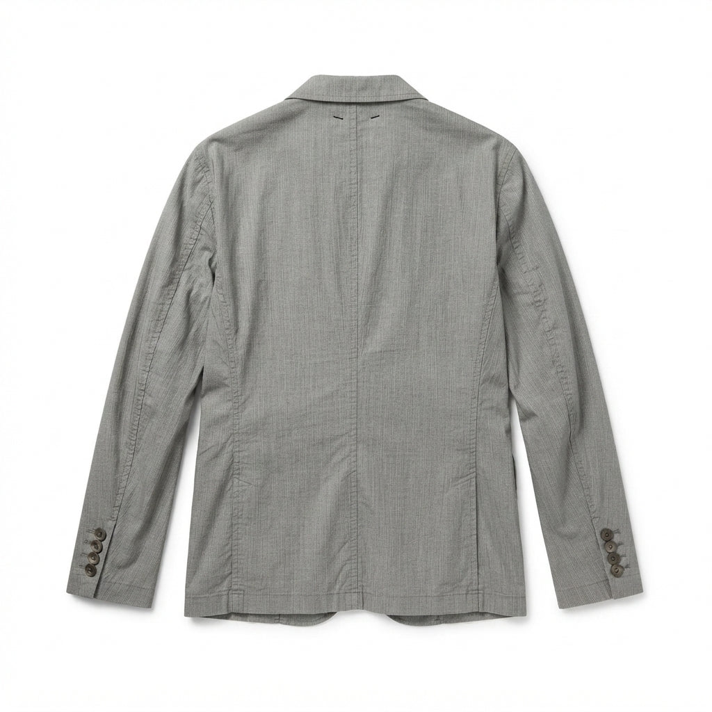 G.M.A. s.r.l. Metallic Grey Blazer Italy (Size 54)