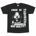 Vintage Free OJ Not Guilty Mugshot T-Shirt (Black)