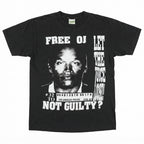 Vintage Free OJ Not Guilty Mugshot T-Shirt (Black)