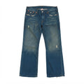 True Religion Brand Jeans Billy Distressed Flare Jeans (Size 38)