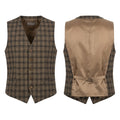 Domenico Tagliente Men's Plaid Tailored Gilet / Vest (Tg. 50) Made in Italy