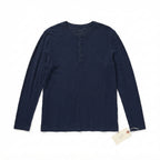 ATM Anthony Thomas Melillo Long Sleeve Henley (Navy)