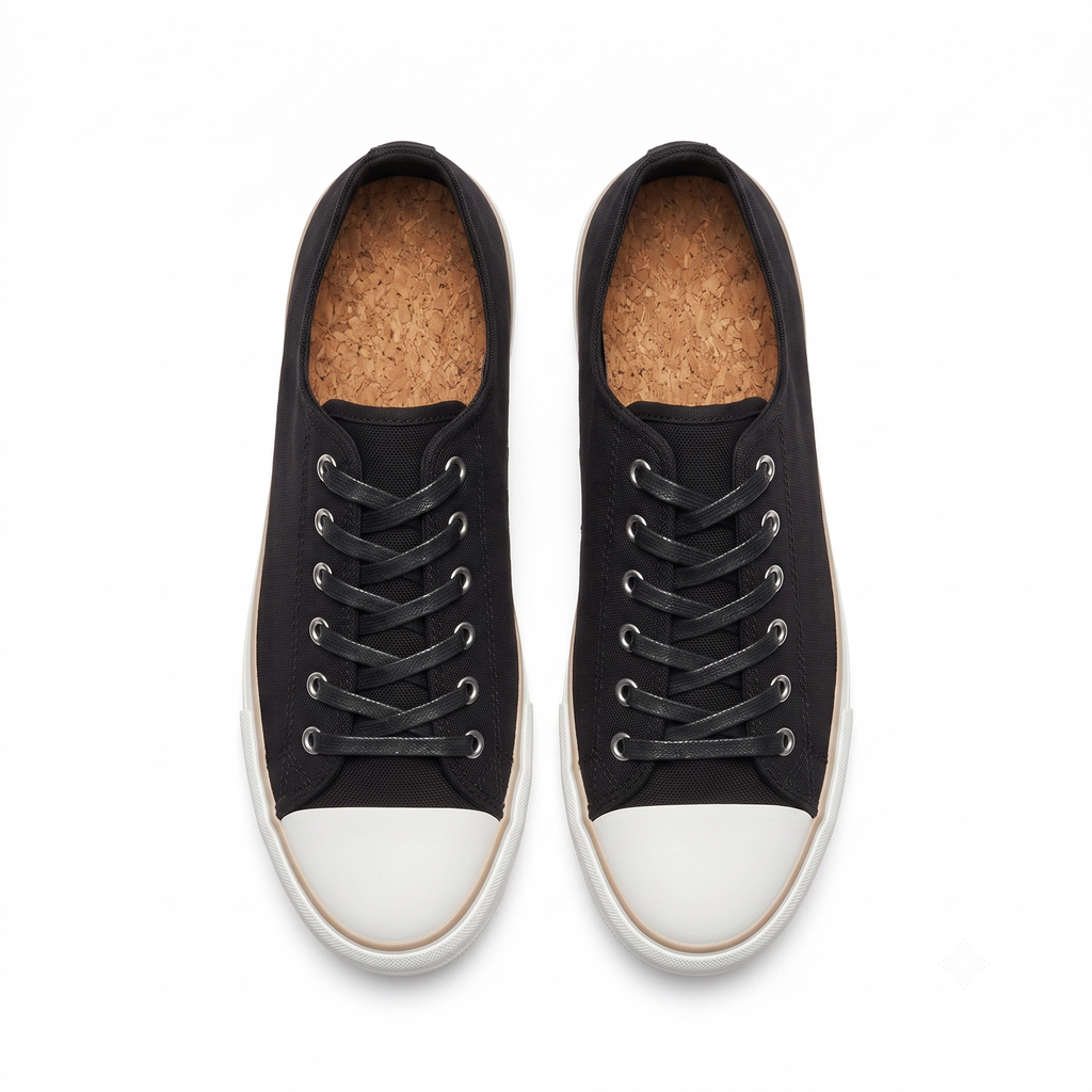 New Republic Men's Night Cap Canvas Sneaker - Black