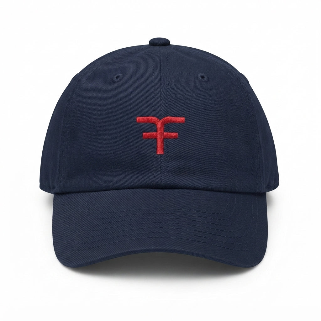 Five Four FF Logo Baseball Cap - Navy/Red