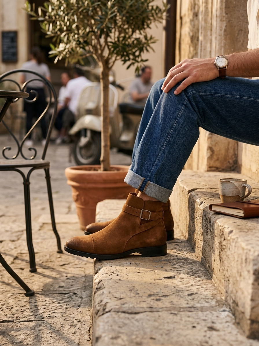 New Republic Maison Leather Boot - Pecan
