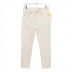 Rag & Bone New York Cream Slim Straight Jeans (Size 28)