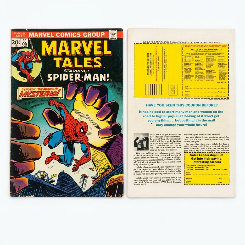 Marvel Tales #50 Starring Spider-Man (Vintage Comic with LaSalle University Ad)