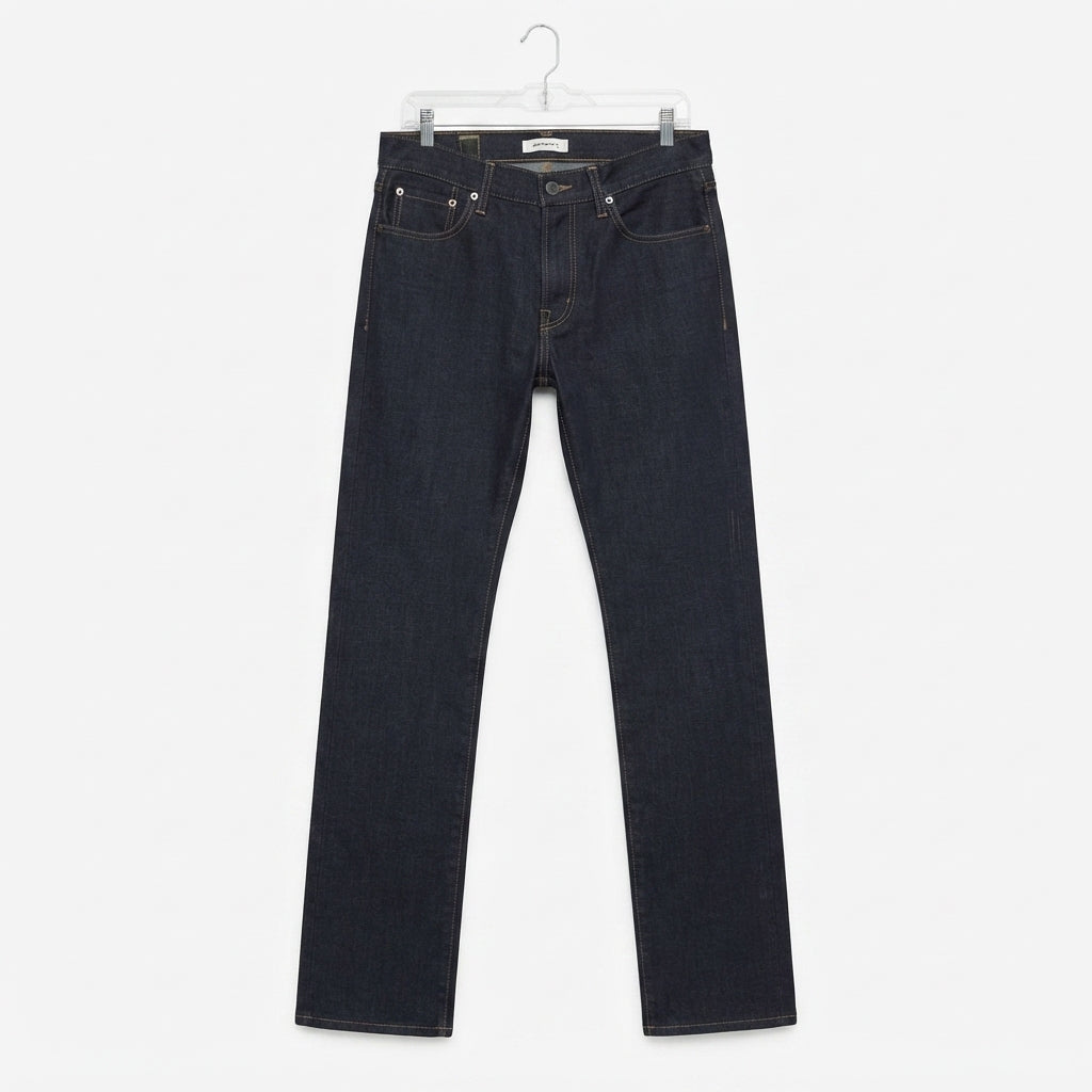 Unbranded Dark Blue Straight Leg Denim Jeans
