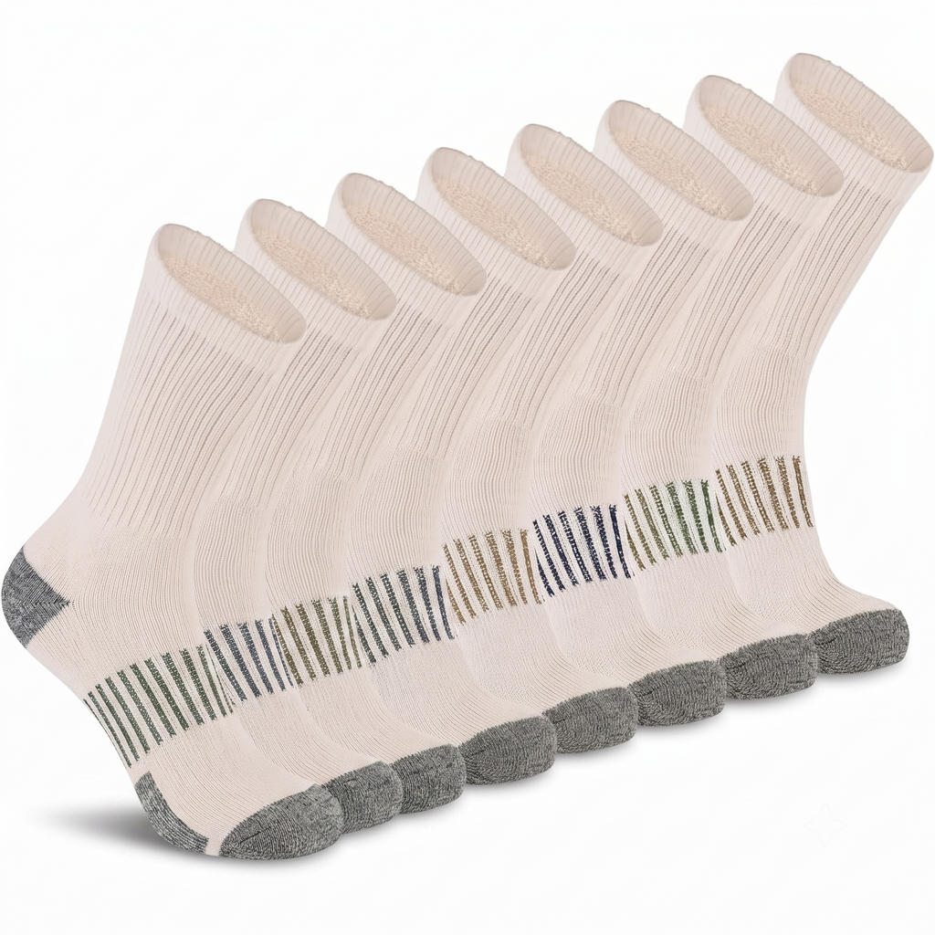 HOT FEET Cozy Wool Blend Kids Socks - Crew Winter Socks for Boys/Girls - 4 Pack