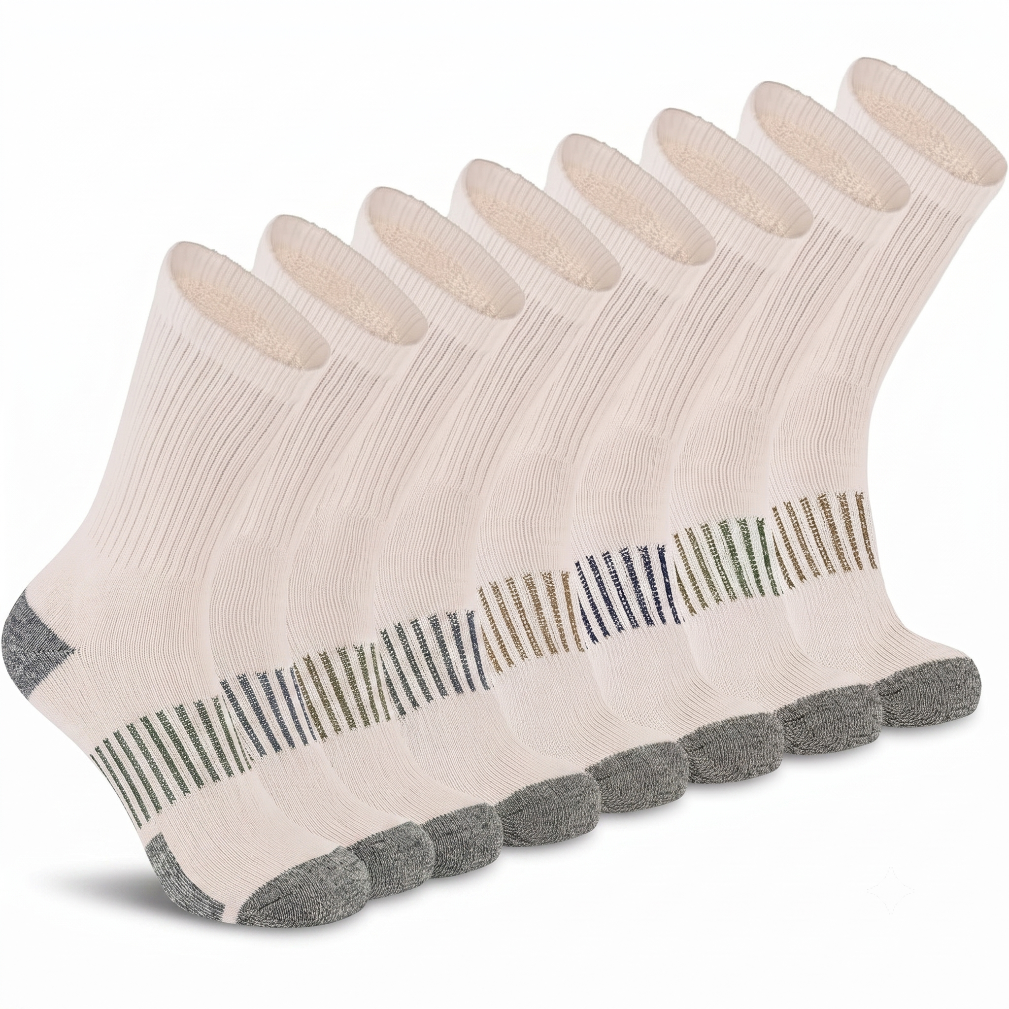 HOT FEET Cozy Wool Blend Kids Socks - Crew Winter Socks for Boys/Girls - 4 Pack
