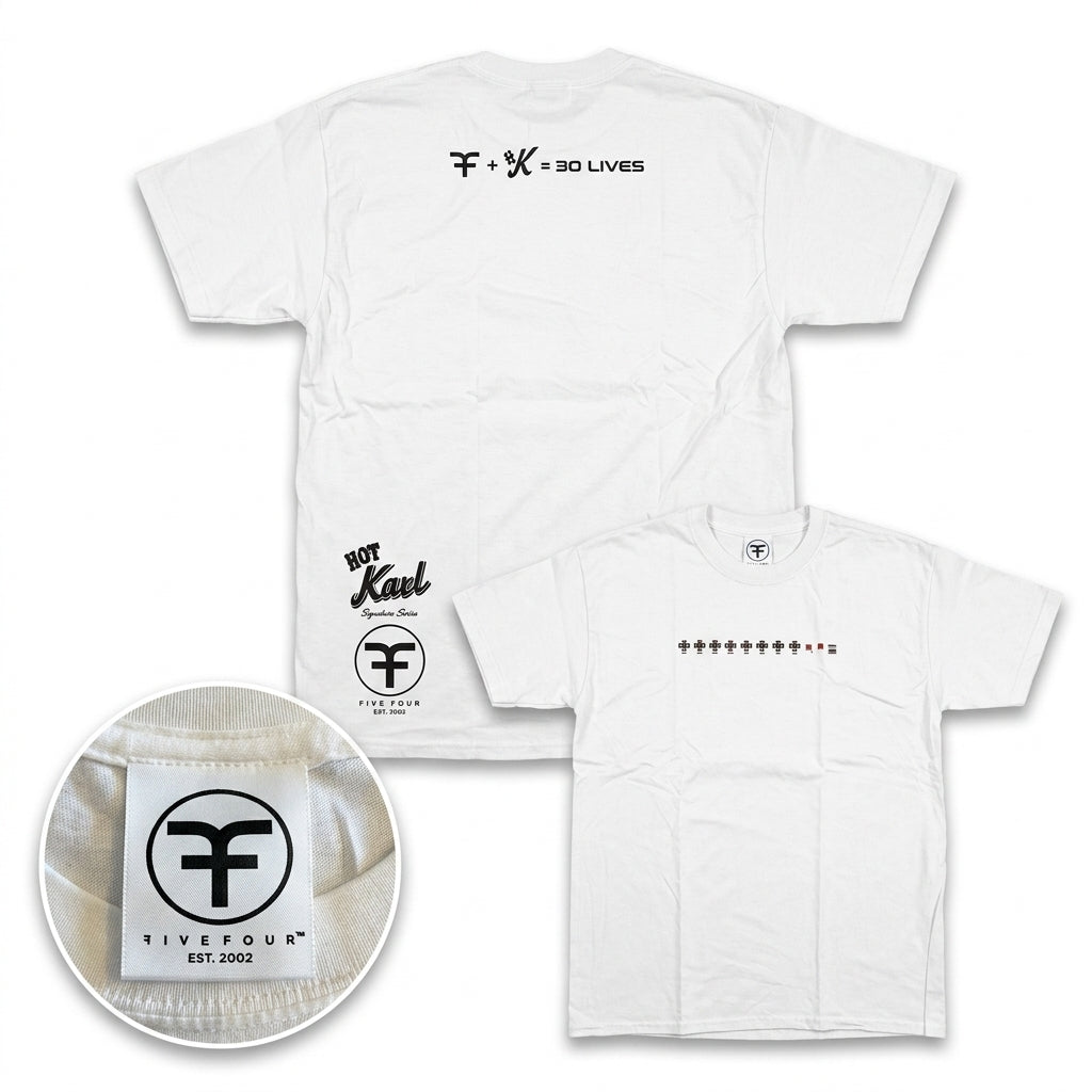 FIVEFOUR HUF Kael Signature Series 30 Lives T-Shirt (Size M)