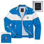 Calvaresi NBA Licensed Lightweight Track Jacket - Bright Blue made in Italy