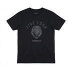 FIVE FOUR Premium Vintage Navy Lion T-Shirt