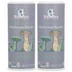 Natierra Organic King Trumpet Mushroom Powder – No Salt Added, Pure Umami Seasoning (1.8 oz)