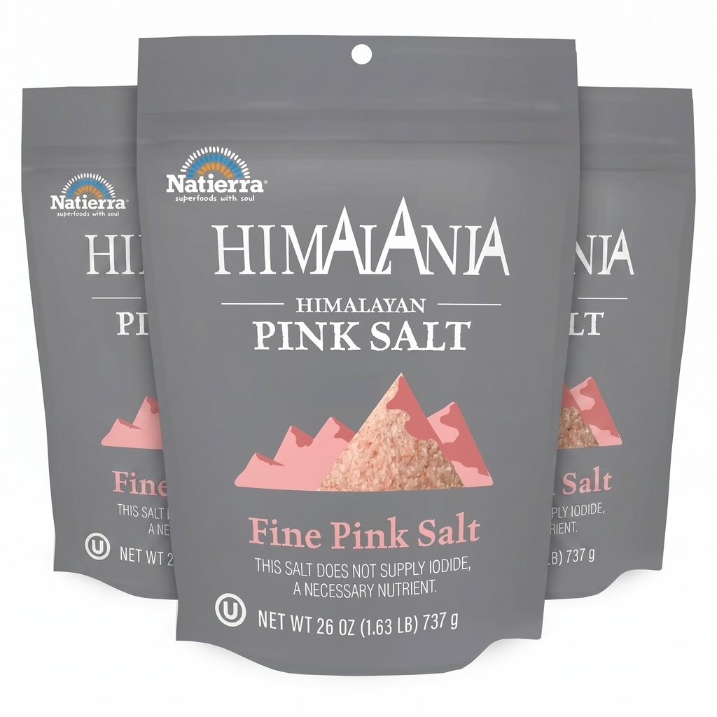 Natierra Himalania® Fine Himalayan Pink Salt – 26 oz