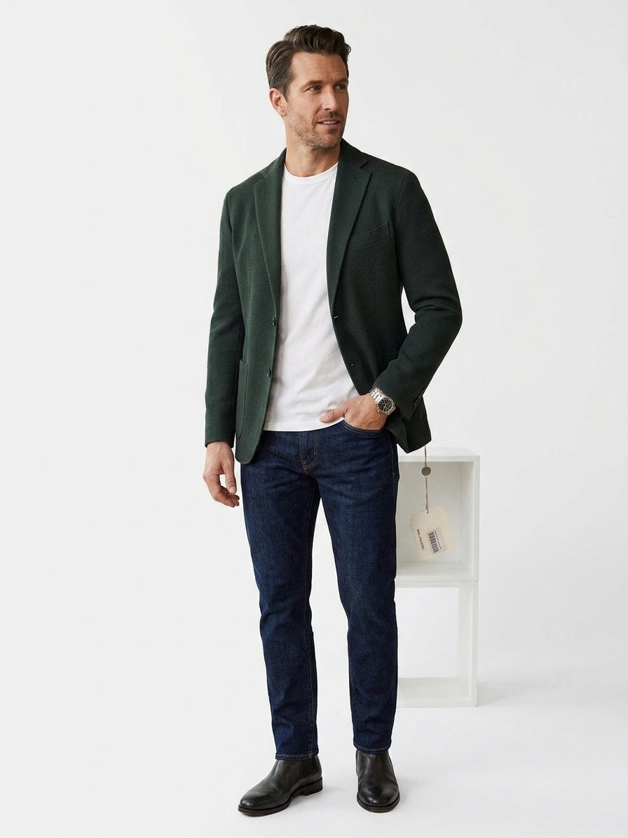 LUBIAM UO Giacca Dark Green Blazer (Size 54)