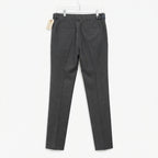 Navy Front Crease Tailored Trousers