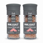 Natierra Himalania® Coarse InkaSalt Pink Salt Glass Grinder – 3 oz