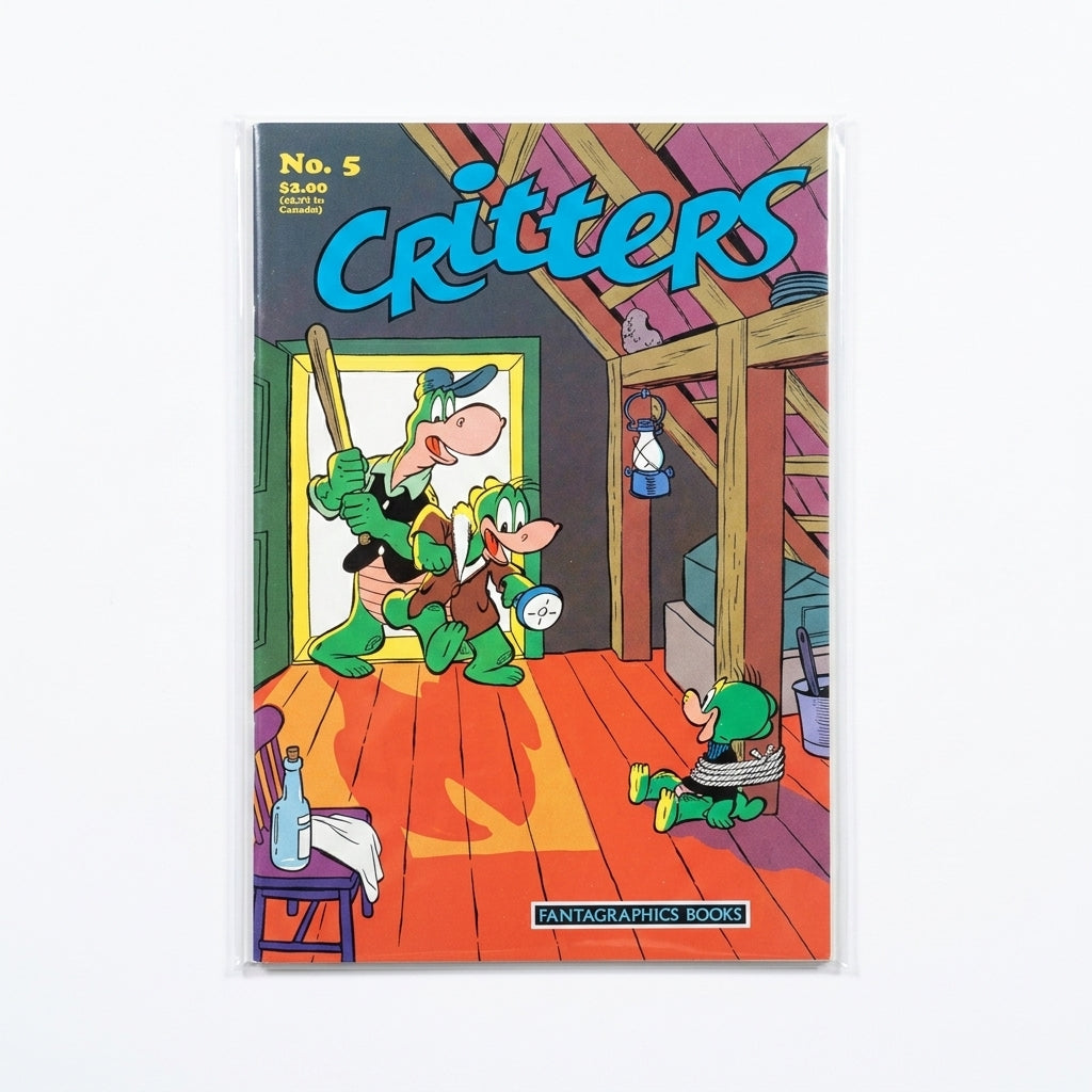 Critters #5 (Vintage Fantagraphics Books Comic)