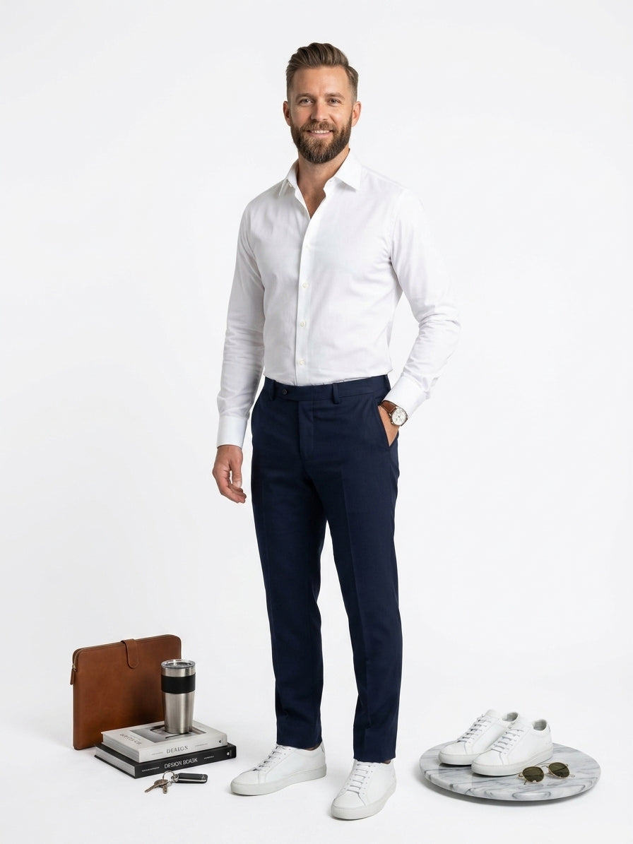 PRADA Milano White Dress Shirt (Size 43/17)