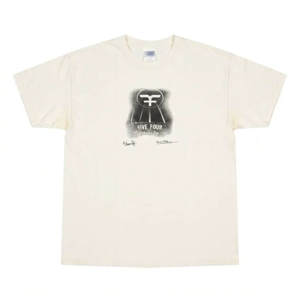 FIVE FOUR Autumn 2011 Autographed T-Shirt (Cream)