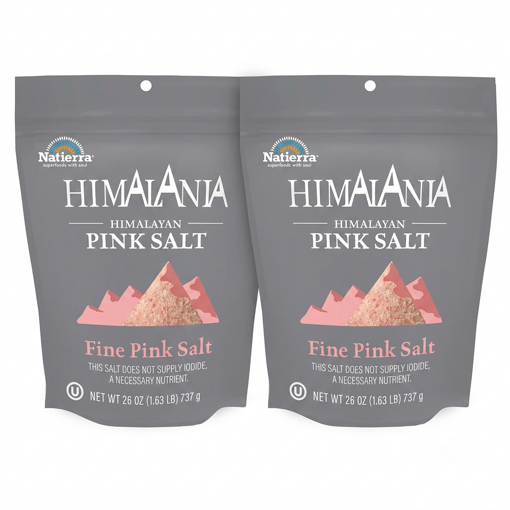Natierra Himalania® Fine Himalayan Pink Salt – 26 oz