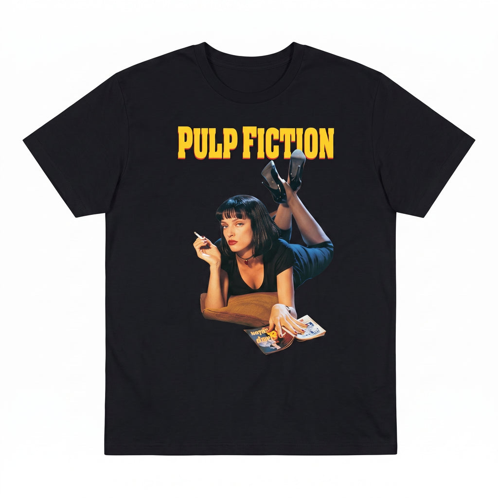 Goodie Two Sleeves Pulp Fiction Mia Wallace T-Shirt (Size S)