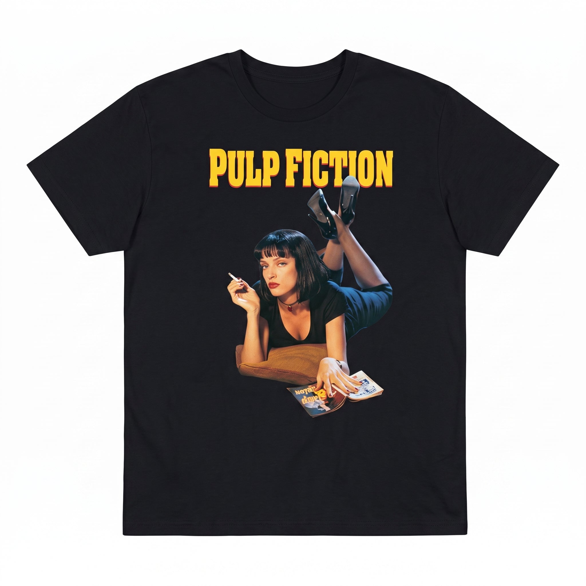 Goodie Two Sleeves Pulp Fiction Mia Wallace T-Shirt (Size S)