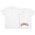 Los Angeles Apparel 6.5oz Heavyweight Cotton 'ANDREW' Custom Back Print T-Shirt - Made in USA - Size L