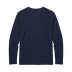 ATM Anthony Thomas Melillo Classic Jersey Long Sleeve Henley - Midnight