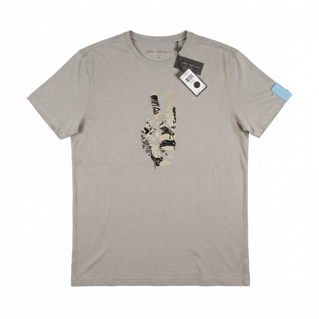 John Varvatos Peace Sign Graphic Tee (Size M)