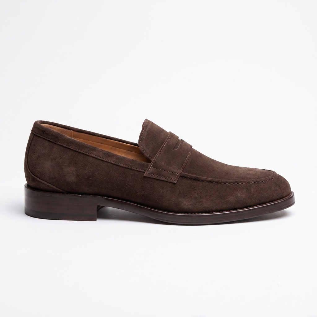 New Republic Men's Allen Suede Loafer - Chocolate