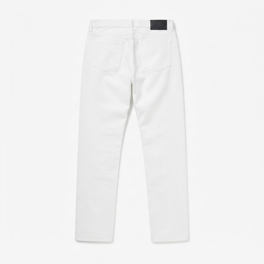 UNIQLO White Straight Leg Jeans (Size 34x32)