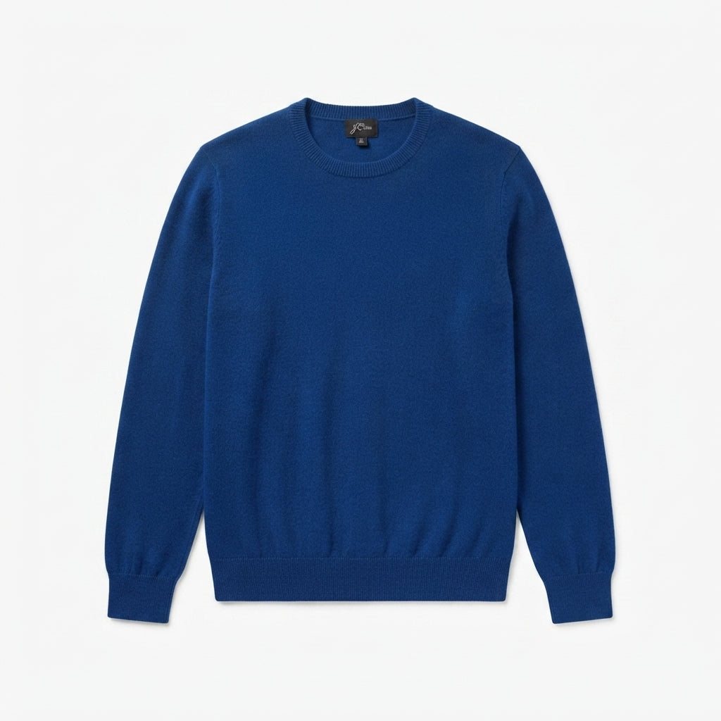 Rubinacci Napoli Blue Knit Sweater Large