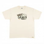 FIVE FOUR Cream Graphic T-Shirt