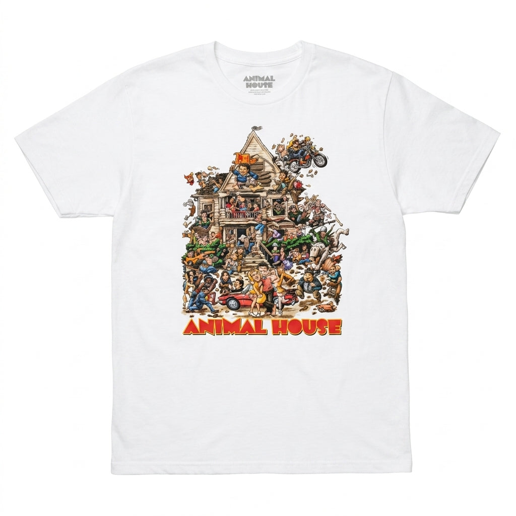 Ripple Junction Animal House Movie Collage T-Shirt (XL)