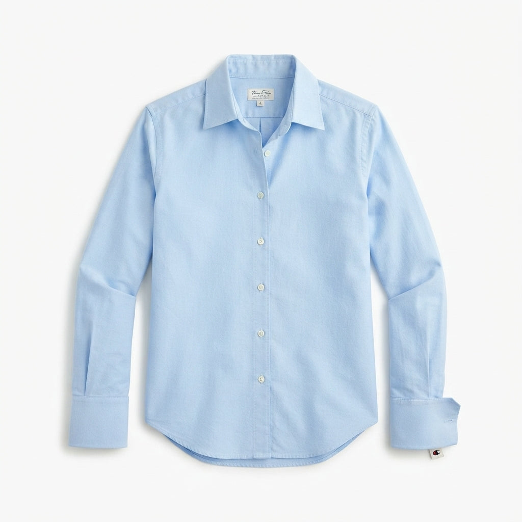 J Brand Light Blue Long Sleeve Button-Up Shirt size: Medium