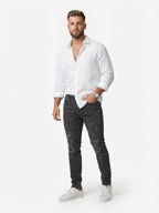 FIVE FOUR x Mark McNair Distressed Grey Jeans (Size 36)